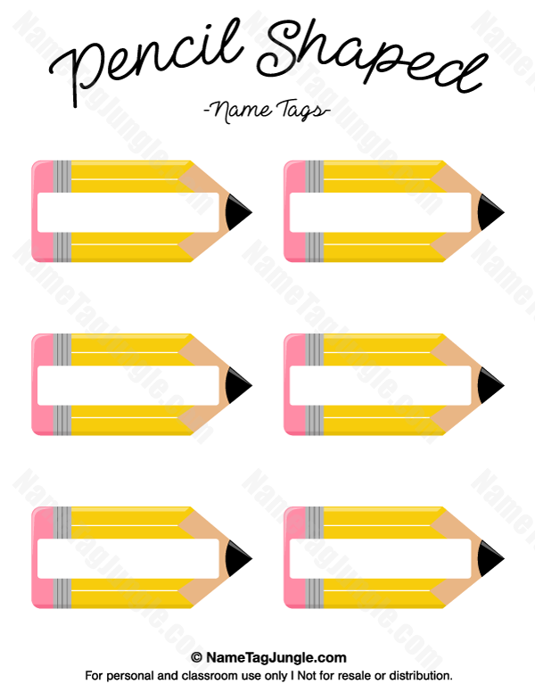 pencil-name-tags-template