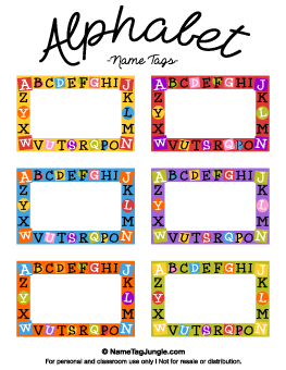 sunday school name tag templates