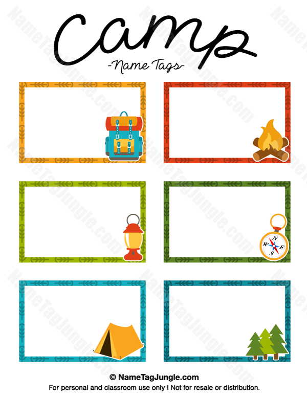 Printable Camp Name s