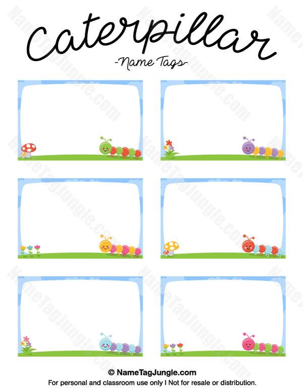 34 Name Badge Label Template Label Design Ideas