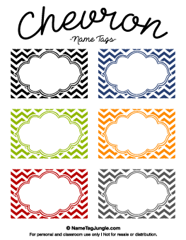 free printable name tags