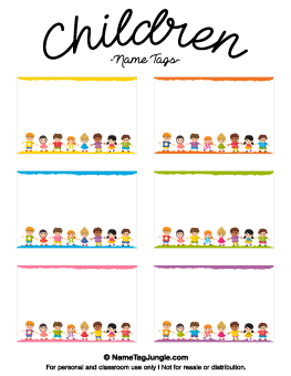 Children Name Tags