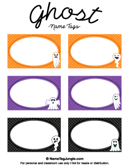 Ghost Name Tags