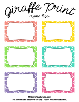 Free Online Name Tag Maker