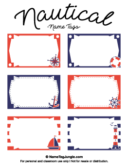 Free Printable Name Tags