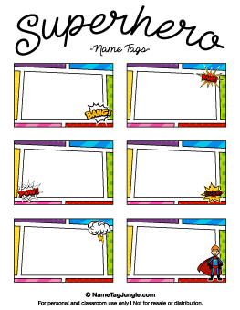 free printable name tags